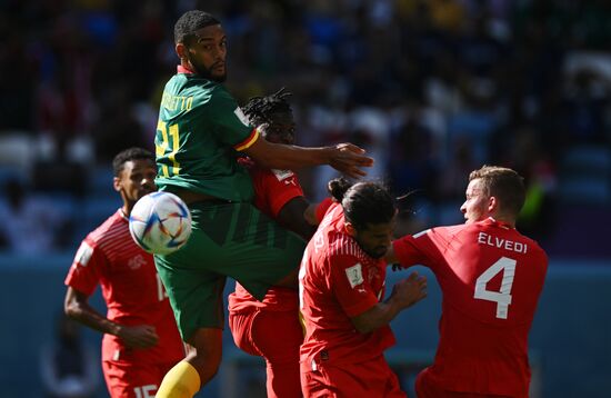 Qatar Soccer World Cup Switzerland - Cameroon