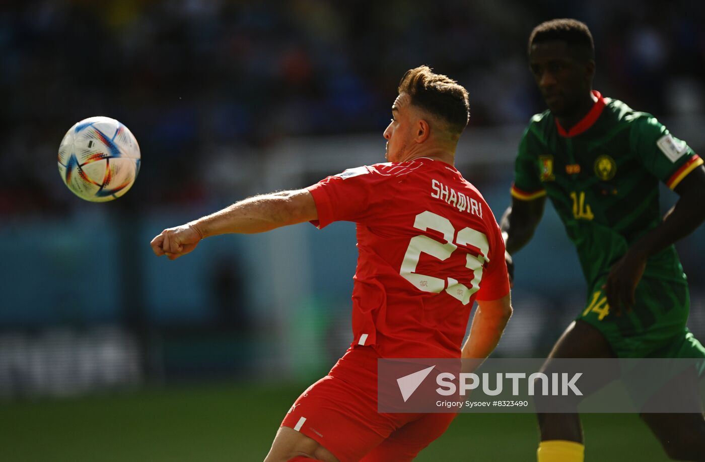 Qatar Soccer World Cup Switzerland - Cameroon