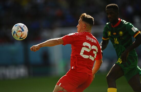 Qatar Soccer World Cup Switzerland - Cameroon