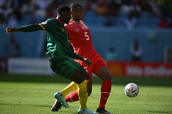 Qatar Soccer World Cup Switzerland - Cameroon