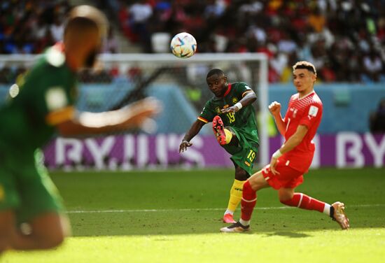 Qatar Soccer World Cup Switzerland - Cameroon