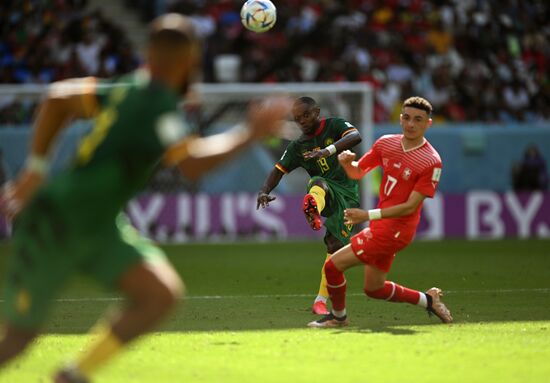 Qatar Soccer World Cup Switzerland - Cameroon