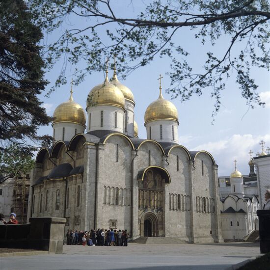 Dormition Cathedral in Kremlin