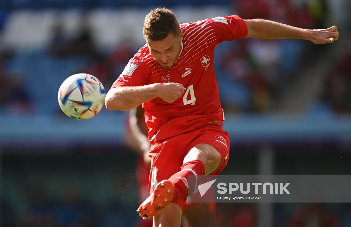Qatar Soccer World Cup Switzerland - Cameroon