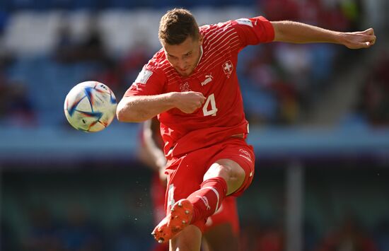 Qatar Soccer World Cup Switzerland - Cameroon