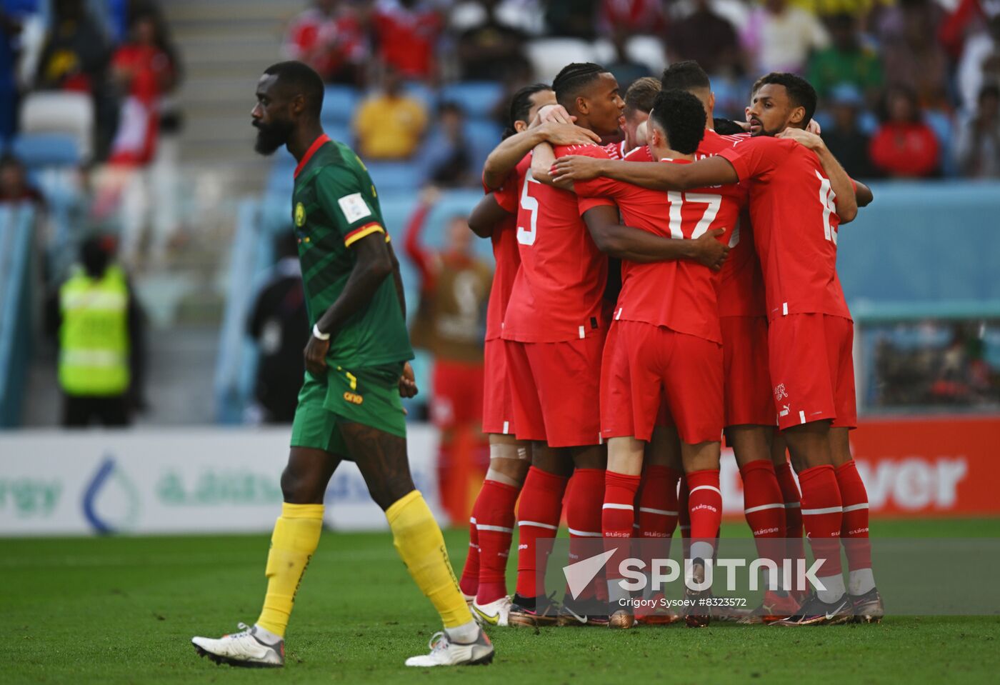 Qatar Soccer World Cup Switzerland - Cameroon