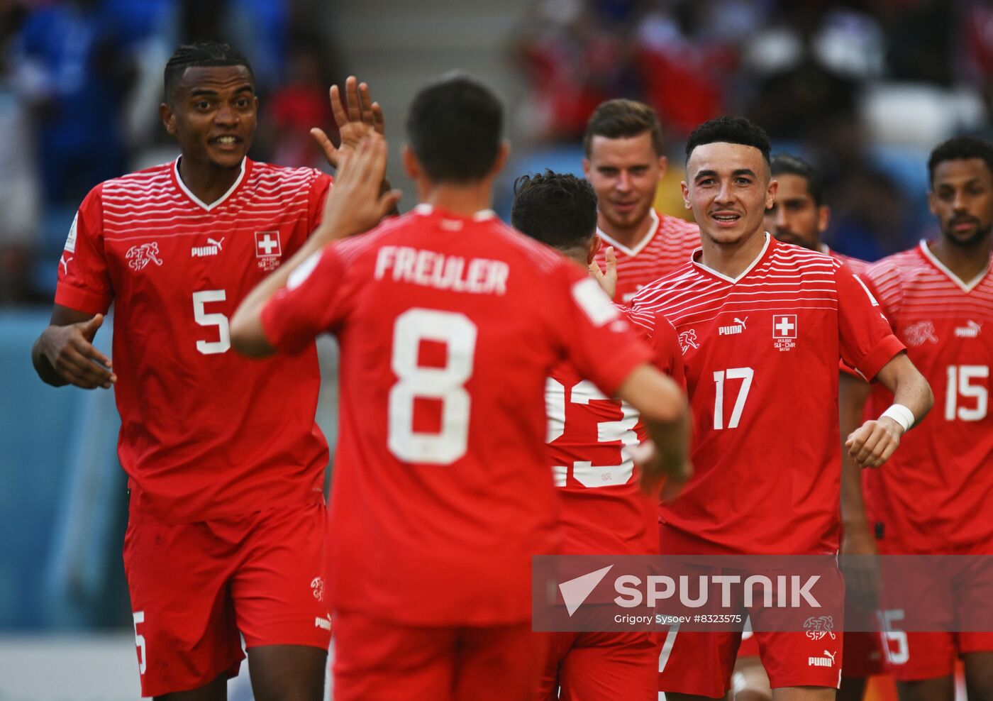 Qatar Soccer World Cup Switzerland - Cameroon