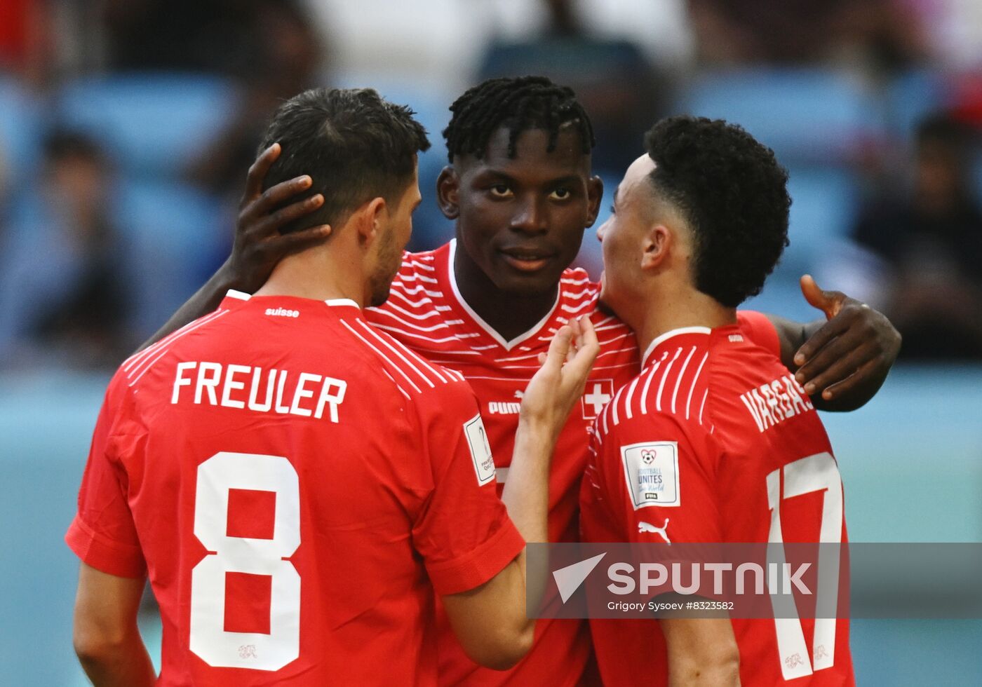 Qatar Soccer World Cup Switzerland - Cameroon