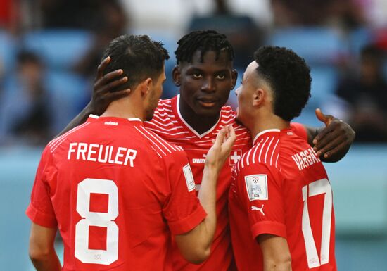 Qatar Soccer World Cup Switzerland - Cameroon