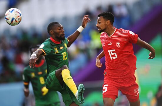 Qatar Soccer World Cup Switzerland - Cameroon