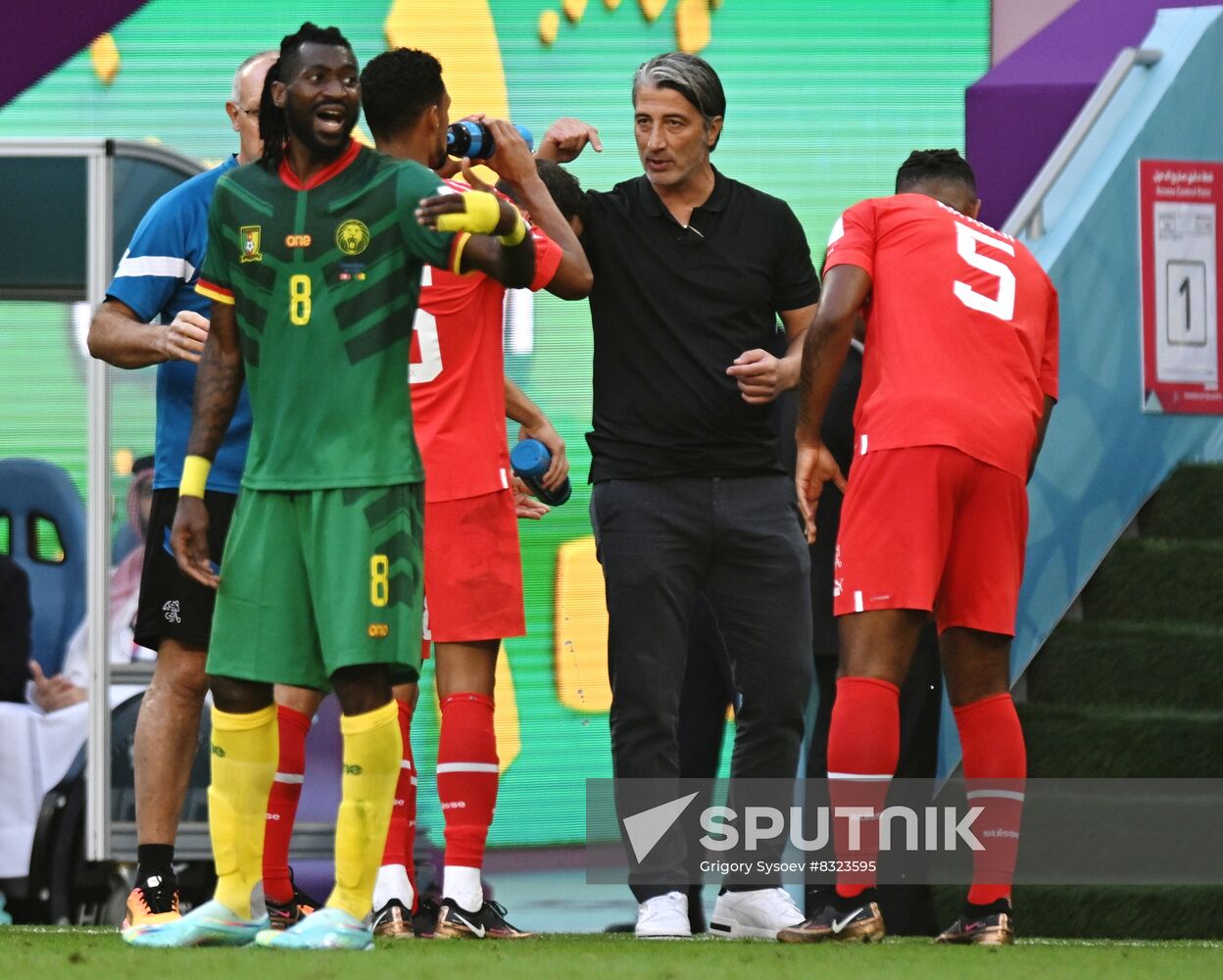 Qatar Soccer World Cup Switzerland - Cameroon