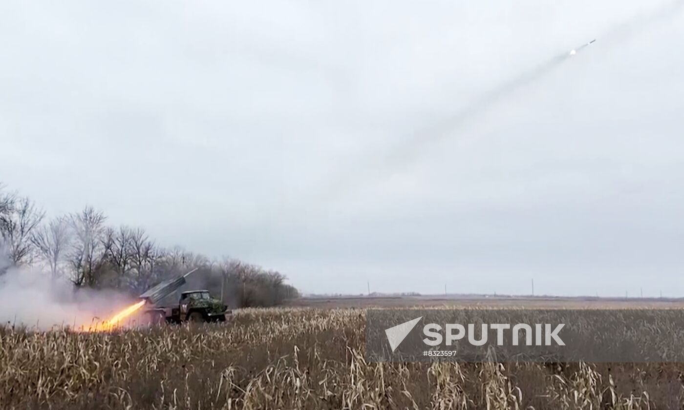 Russia Ukraine Military Operation Rocket Launches