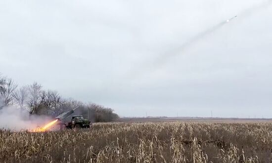 Russia Ukraine Military Operation Rocket Launches