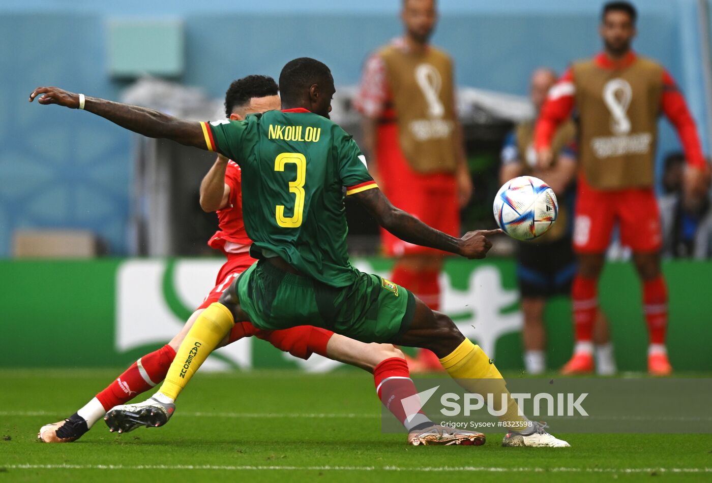 Qatar Soccer World Cup Switzerland - Cameroon