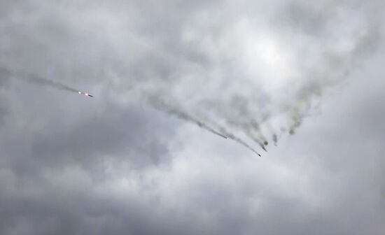 Russia Ukraine Military Operation Rocket Launches