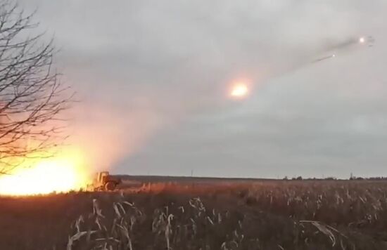 Russia Ukraine Military Operation Rocket Launches