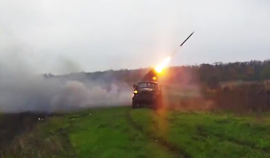 Russia Ukraine Military Operation Rocket Launches