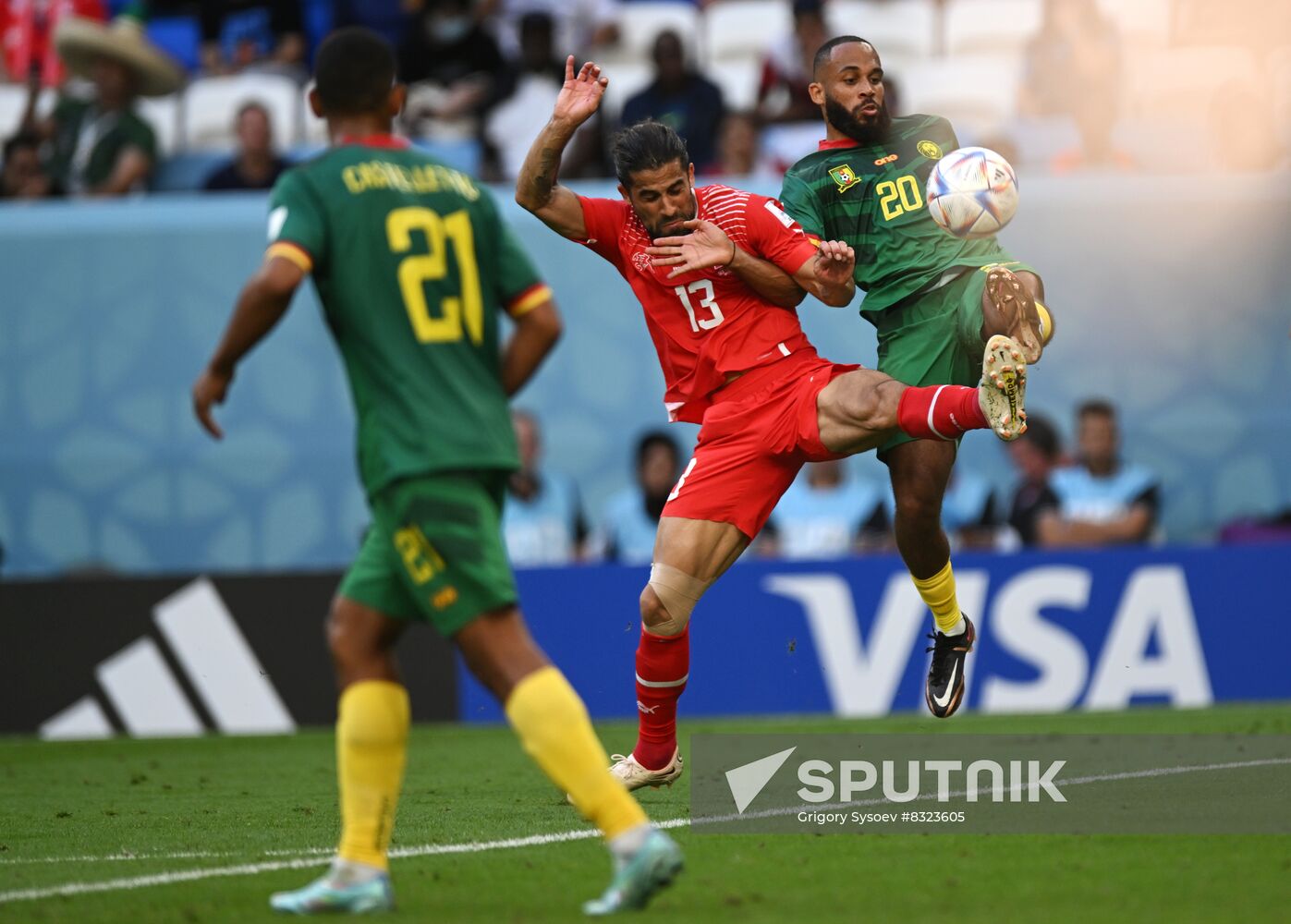 Qatar Soccer World Cup Switzerland - Cameroon