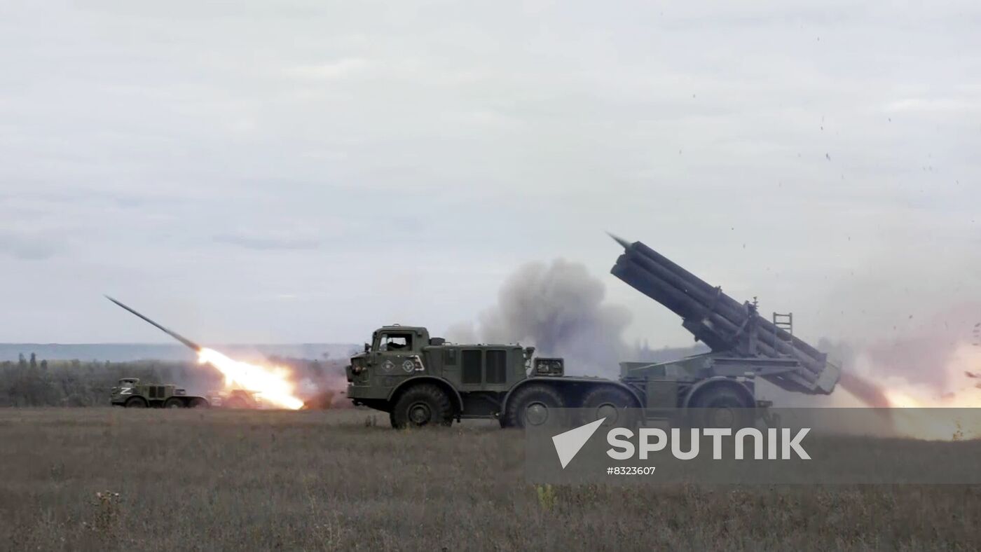 Russia Ukraine Military Operation Rocket Launches