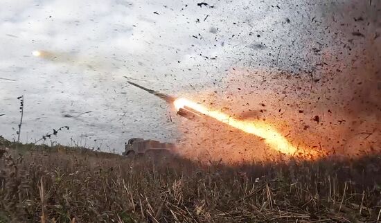Russia Ukraine Military Operation Rocket Launches