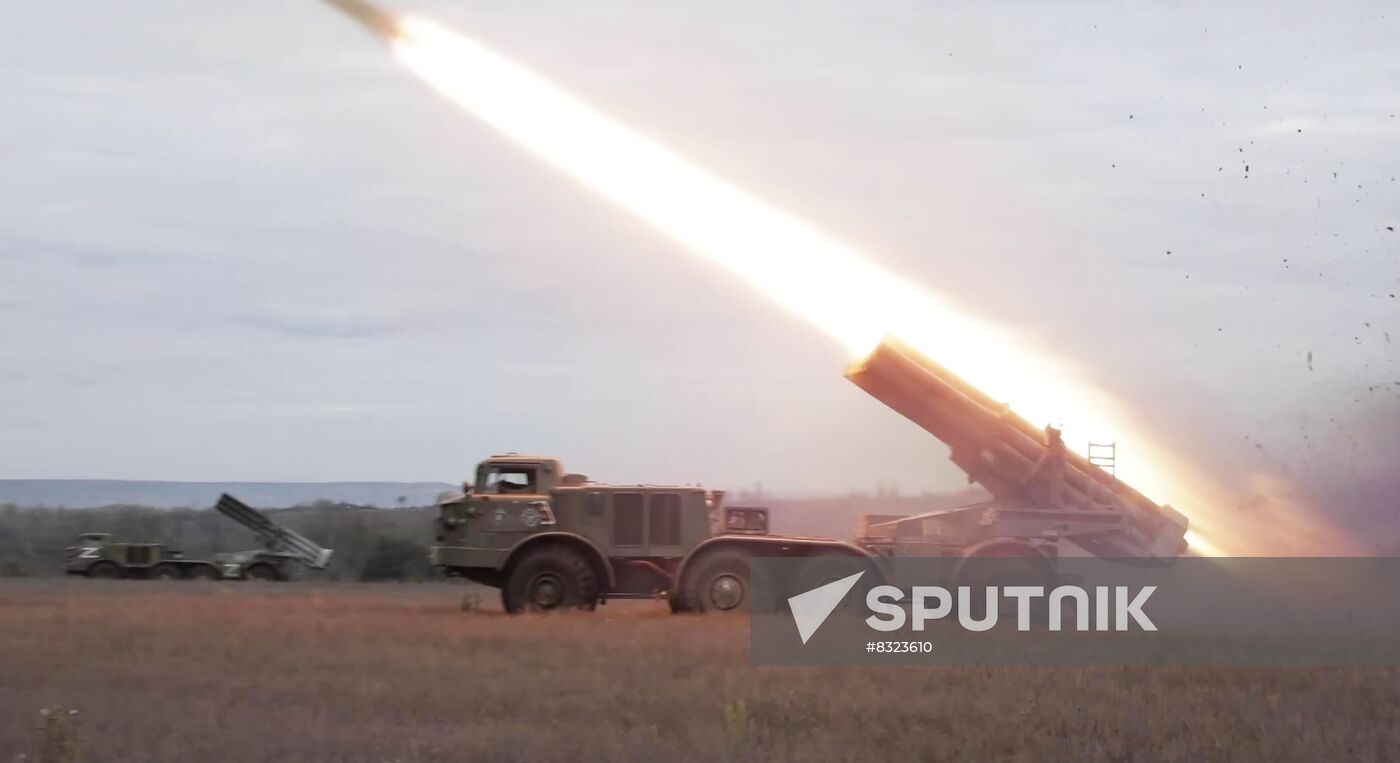 Russia Ukraine Military Operation Rocket Launches