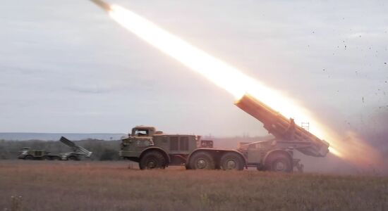 Russia Ukraine Military Operation Rocket Launches
