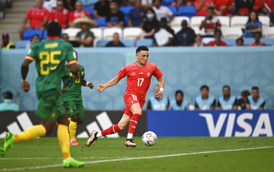 Qatar Soccer World Cup Switzerland - Cameroon