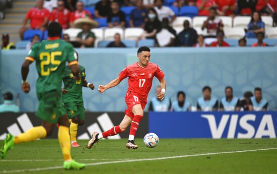 Qatar Soccer World Cup Switzerland - Cameroon
