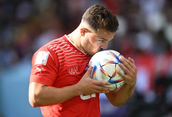 Qatar Soccer World Cup Switzerland - Cameroon