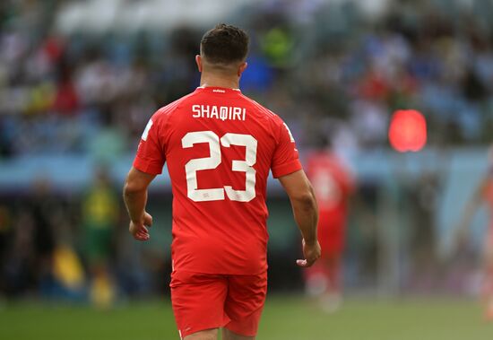 Qatar Soccer World Cup Switzerland - Cameroon