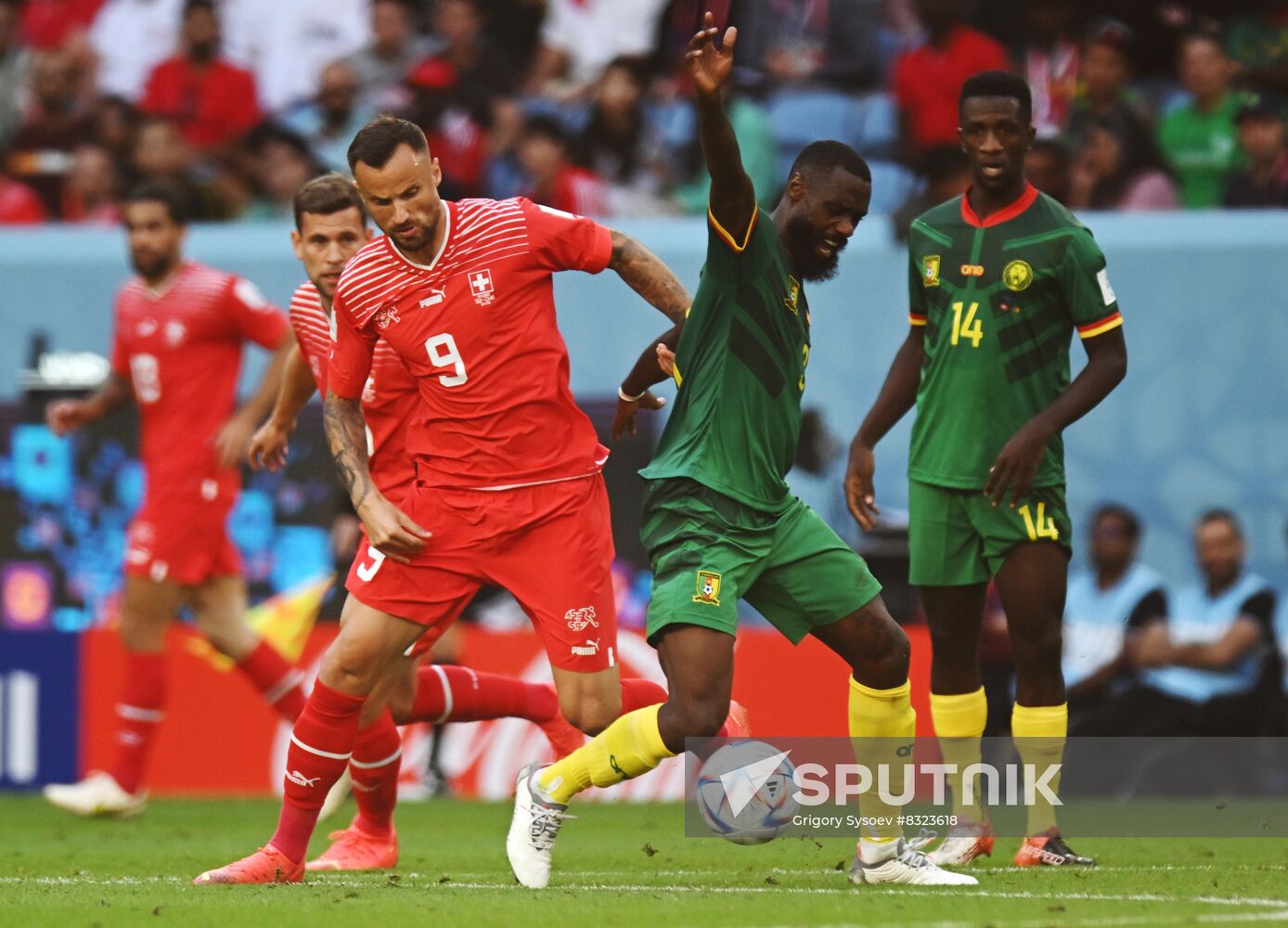 Qatar Soccer World Cup Switzerland - Cameroon