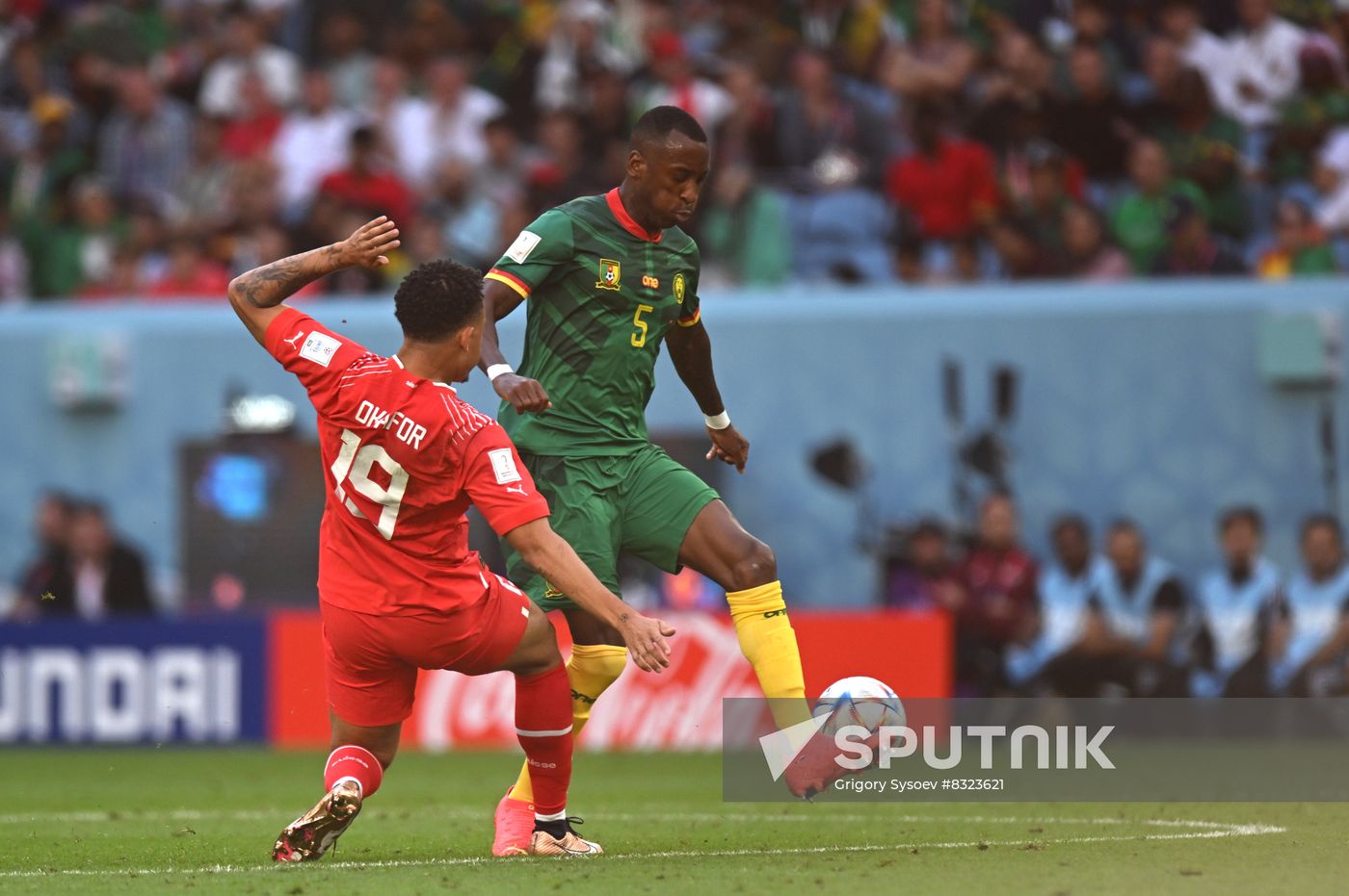 Qatar Soccer World Cup Switzerland - Cameroon