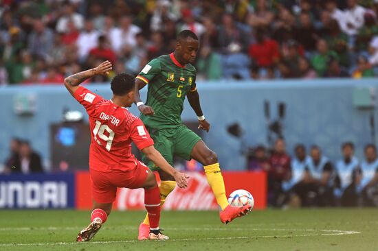 Qatar Soccer World Cup Switzerland - Cameroon