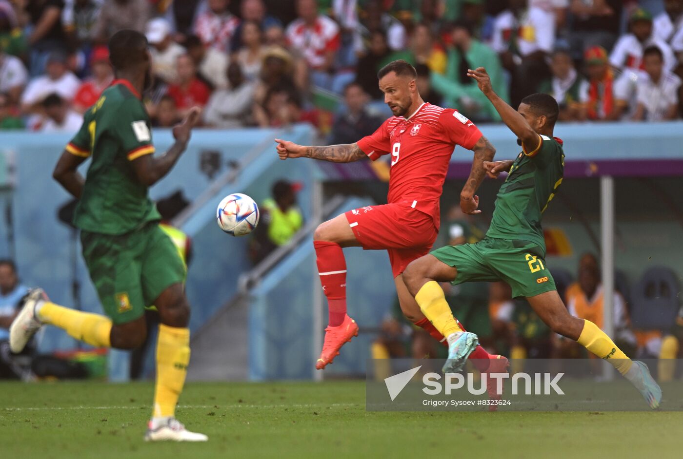 Qatar Soccer World Cup Switzerland - Cameroon