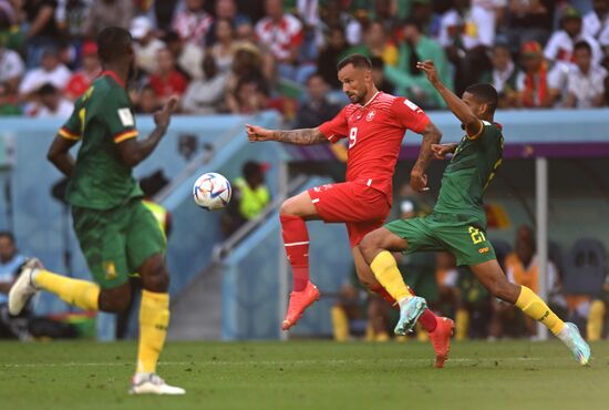 Qatar Soccer World Cup Switzerland - Cameroon