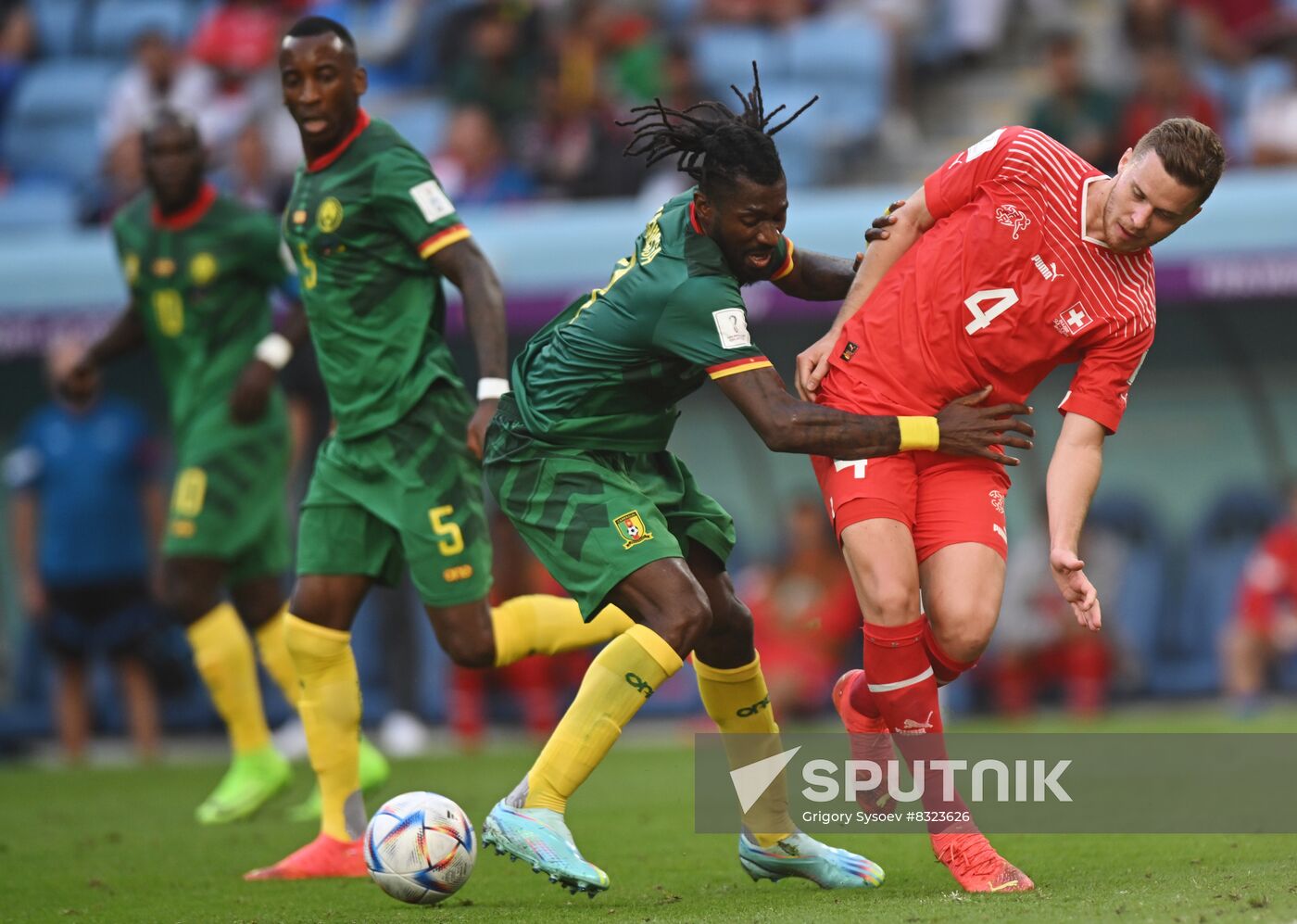 Qatar Soccer World Cup Switzerland - Cameroon