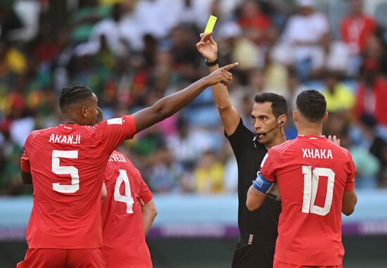 Qatar Soccer World Cup Switzerland - Cameroon