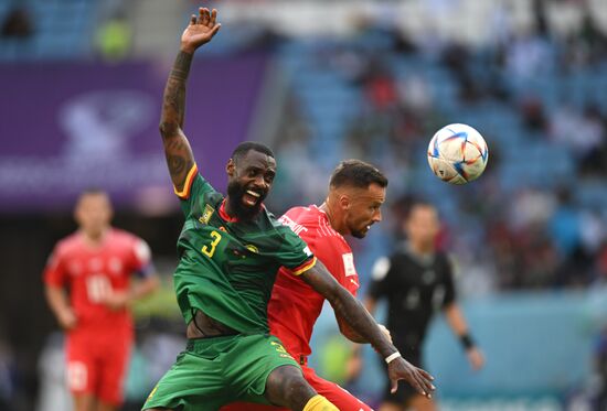 Qatar Soccer World Cup Switzerland - Cameroon