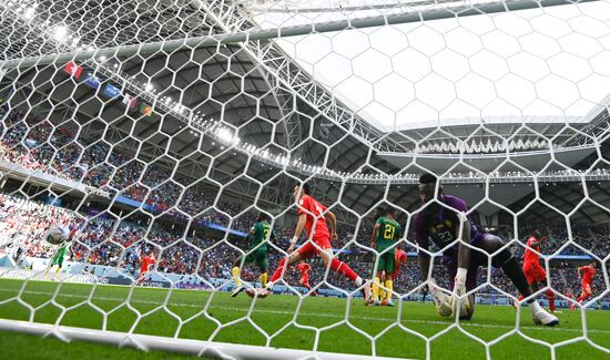 Qatar Soccer World Cup Switzerland - Cameroon