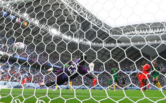 Qatar Soccer World Cup Switzerland - Cameroon