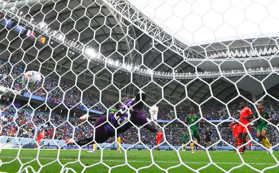 Qatar Soccer World Cup Switzerland - Cameroon