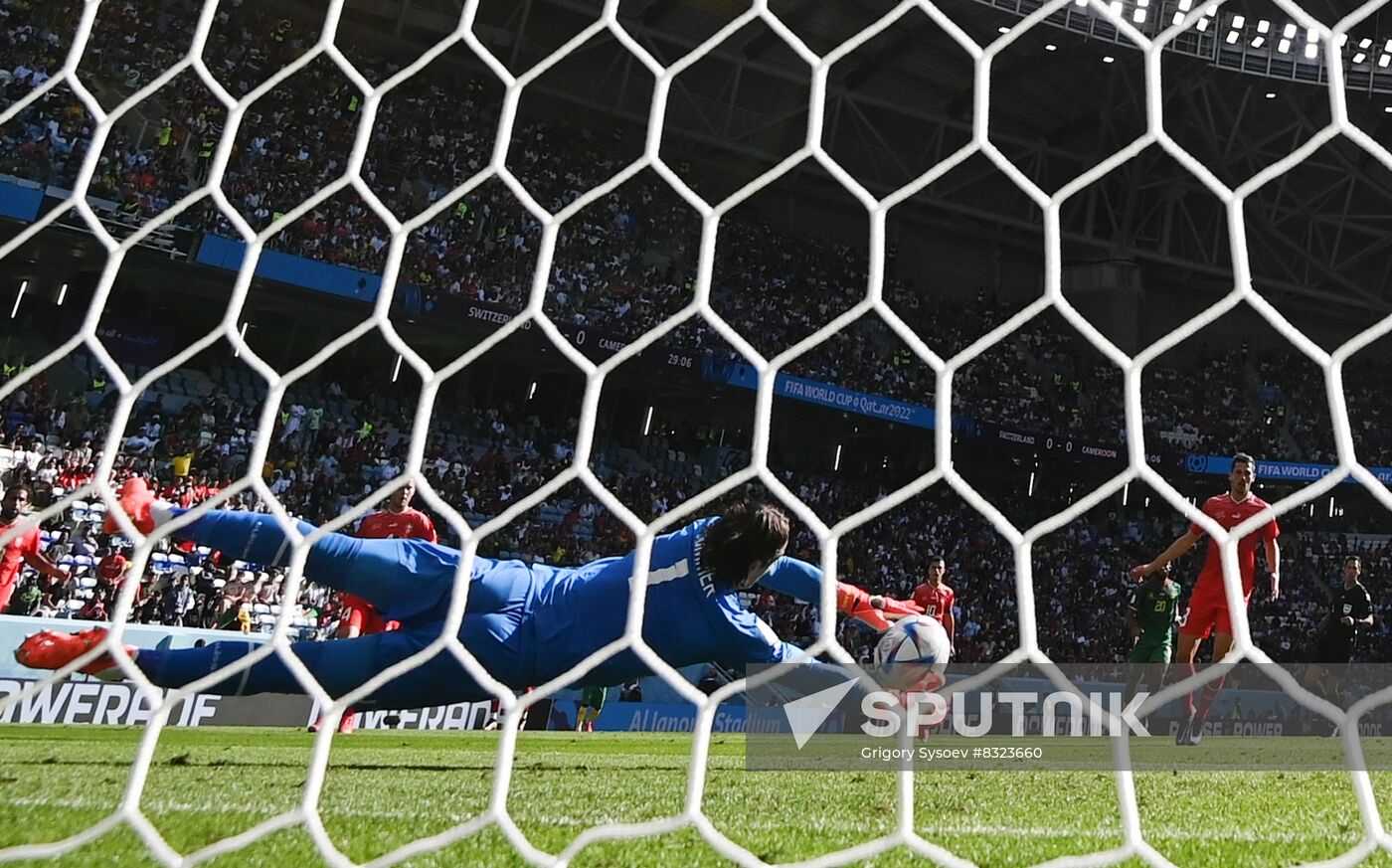 Qatar Soccer World Cup Switzerland - Cameroon