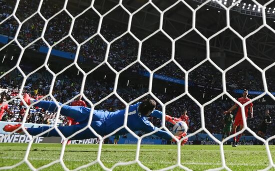 Qatar Soccer World Cup Switzerland - Cameroon