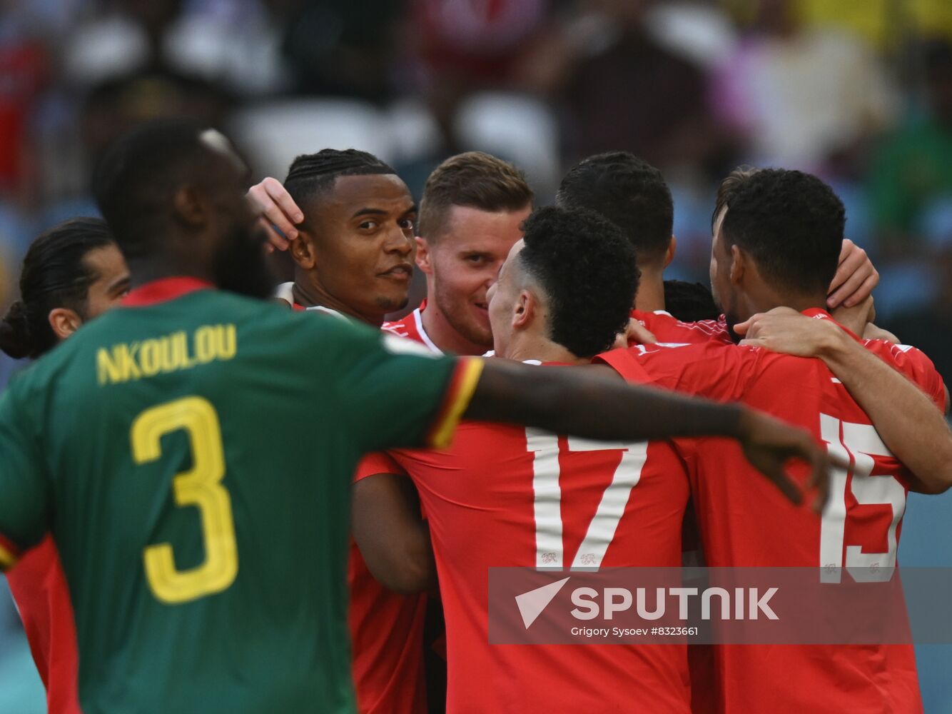 Qatar Soccer World Cup Switzerland - Cameroon