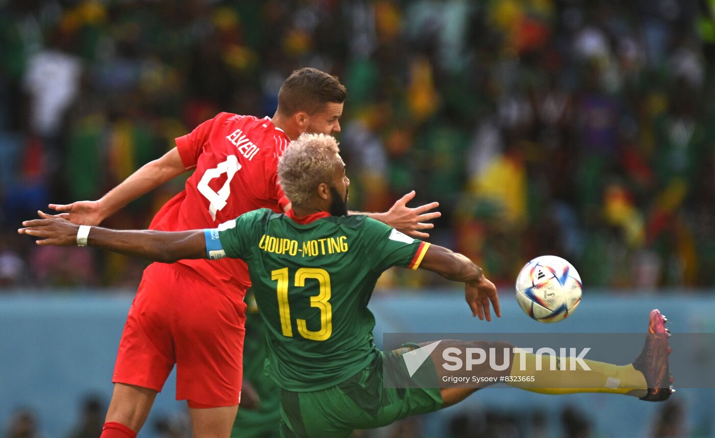 Qatar Soccer World Cup Switzerland - Cameroon