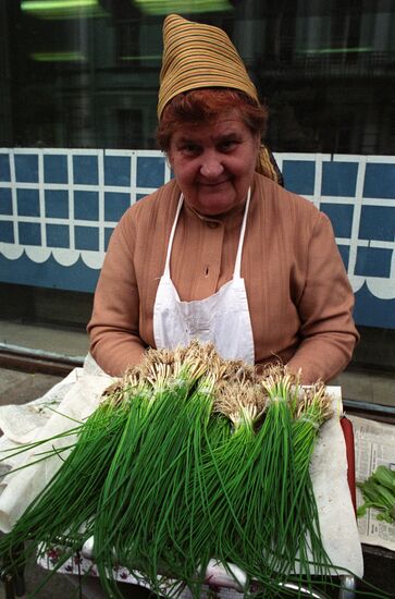 Retired woman L. Kryazheva