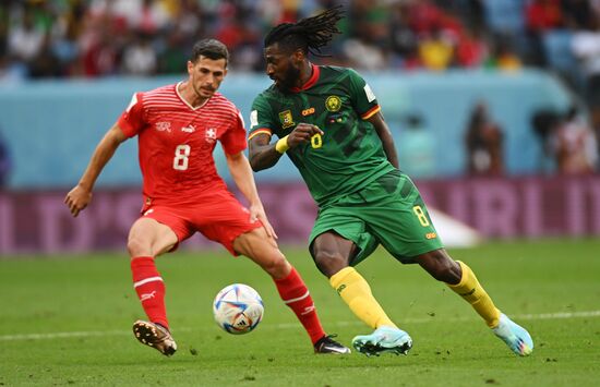 Qatar Soccer World Cup Switzerland - Cameroon
