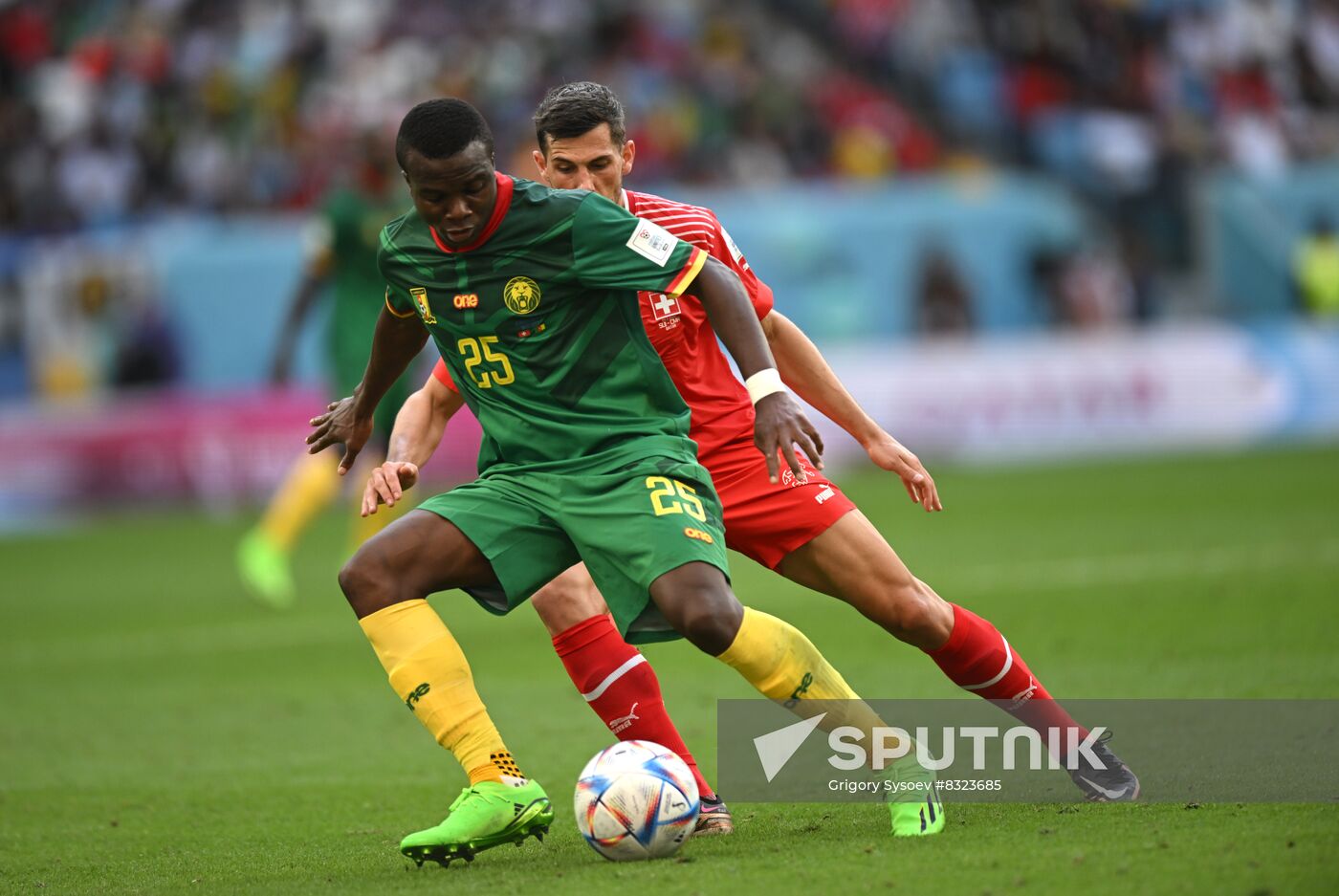 Qatar Soccer World Cup Switzerland - Cameroon