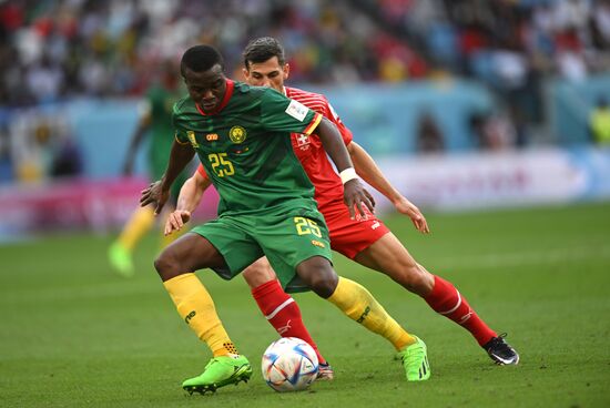 Qatar Soccer World Cup Switzerland - Cameroon