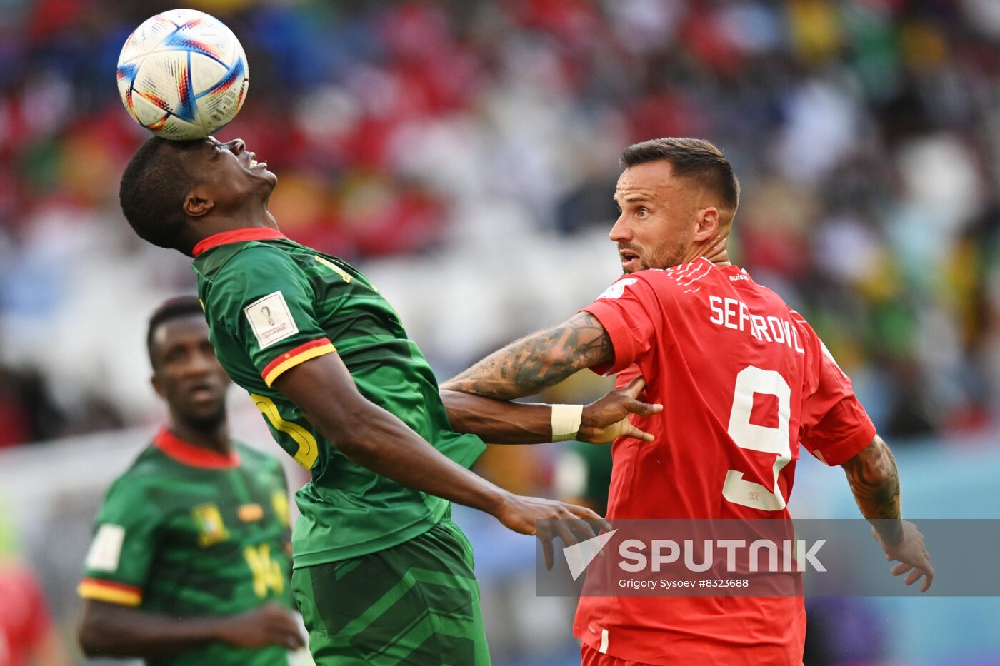 Qatar Soccer World Cup Switzerland - Cameroon